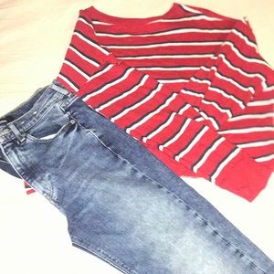 Red Hollister sweater
